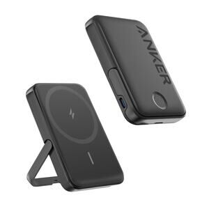 Anker MagGo Magnetic Power Bank iPhone Wireless Battery Kickstand 5000mAh 2-Pack